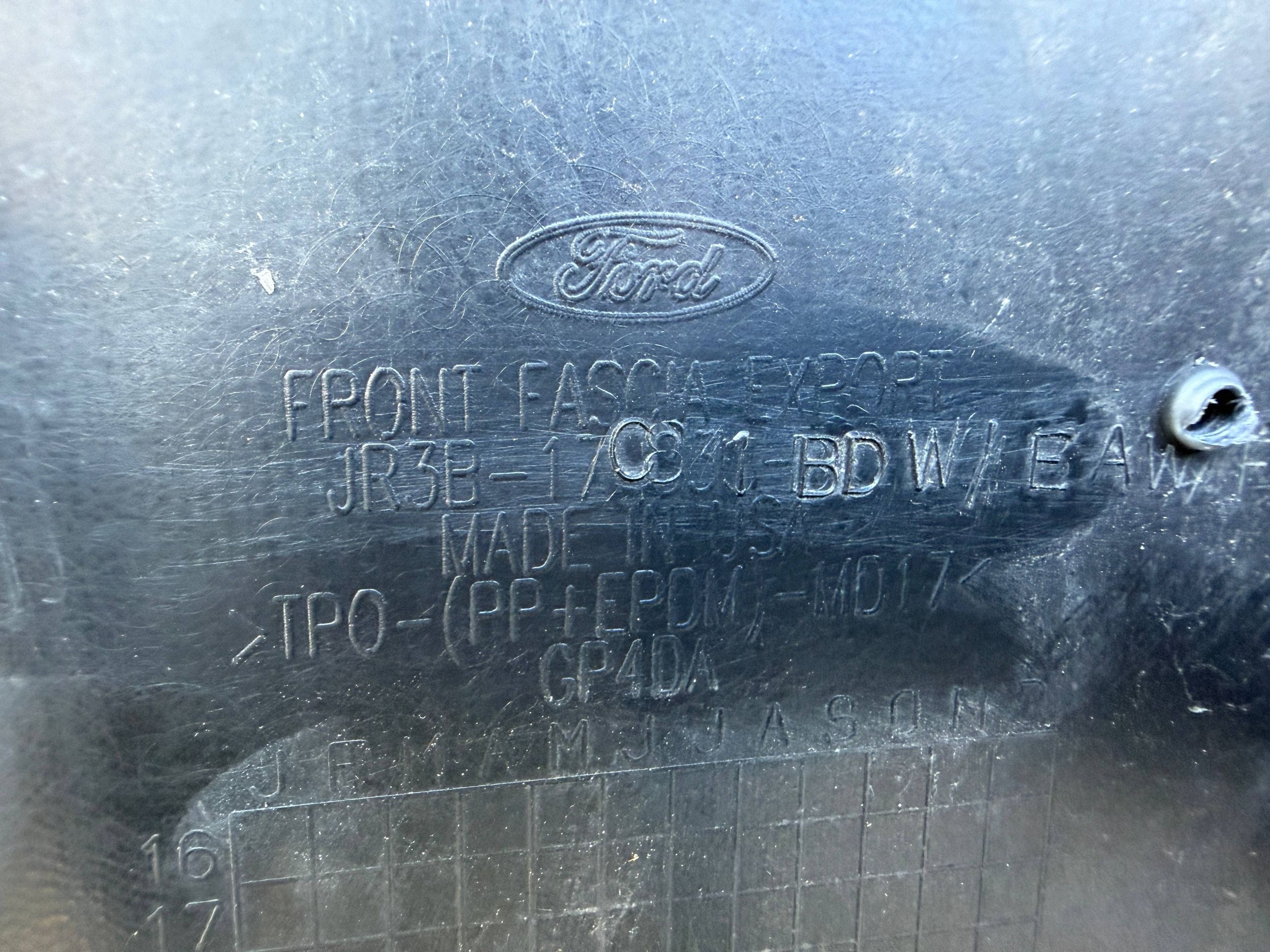 Ford Mustang Lift 17- bumper front front