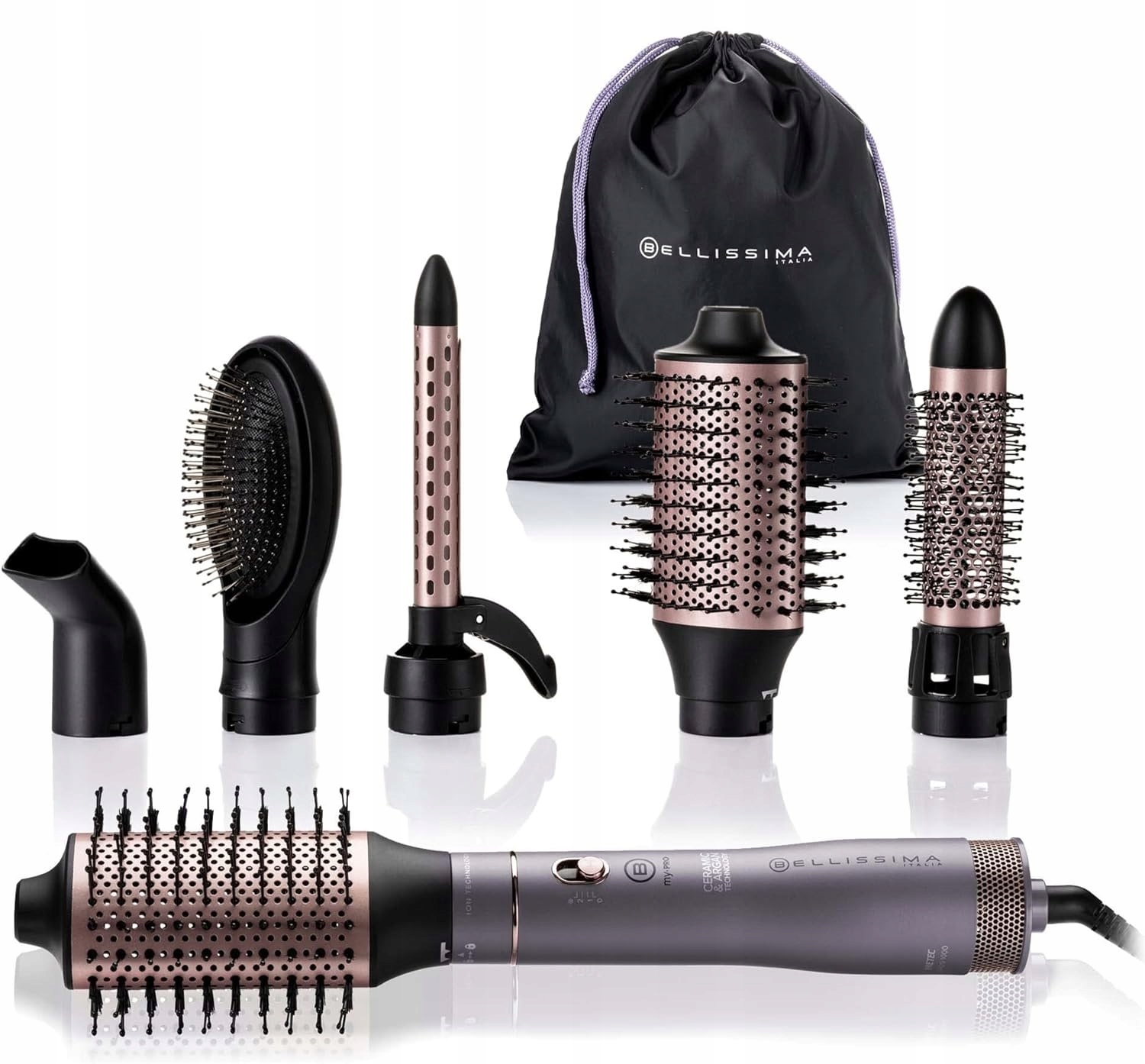 Lokówka suszarka Bellissima Ceramic & Arganoil zestaw 6 w 1 GH20