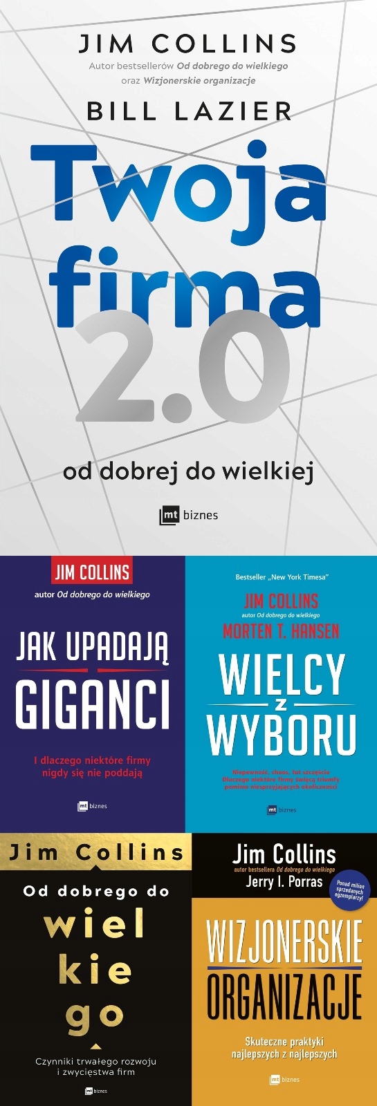 Twoja firma 2.0, Jim Collins PAKIET 5 (12230103027)