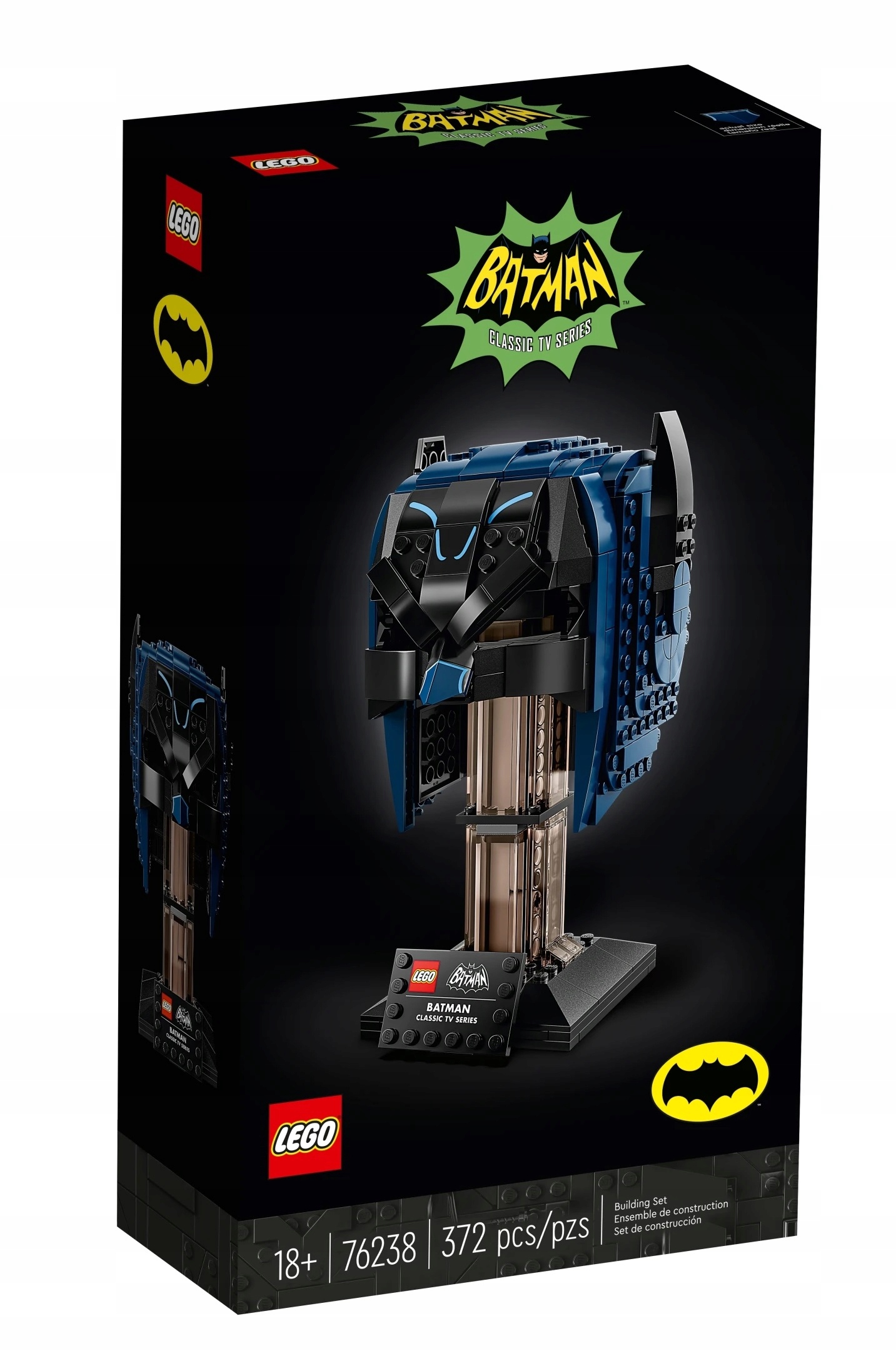 Lego 76238 DC Batmanova maska z klasického televizního seriálu
