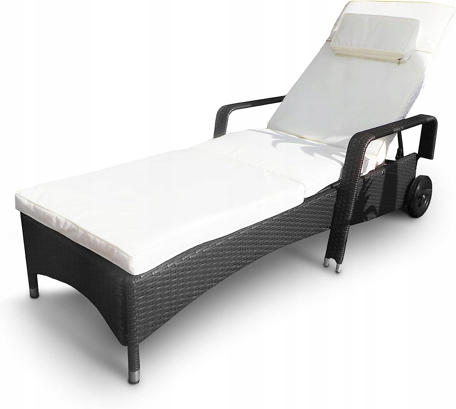 Záhradné Ležadlo Technoratan, Farba Čierna