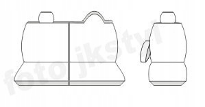 Pokrowce MIAROWE do Opel MOVANO B Renault MASTER 3x1 2010-2019r. P2 Rodzaj Dedykowane