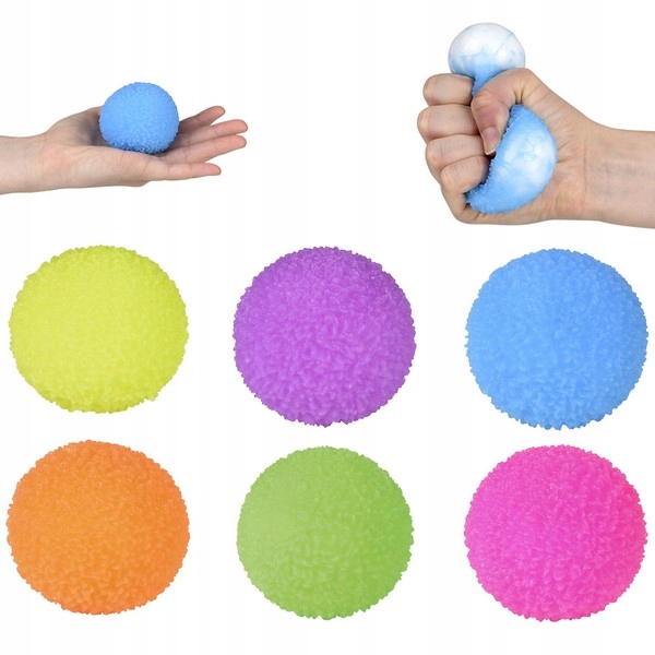 Játék Labdák Stresszoldó Labdák Fényes 6db Tanulási segédeszköz Gyerekeknek Márka márkanév nélkül