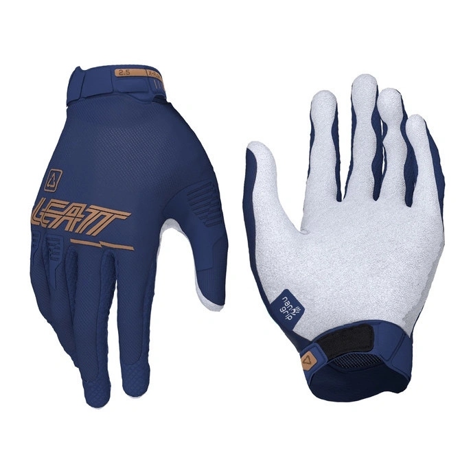Dámske rukavice Leatt Moto 2.5 X-flow Lady Deep Blue modré Zadarmo