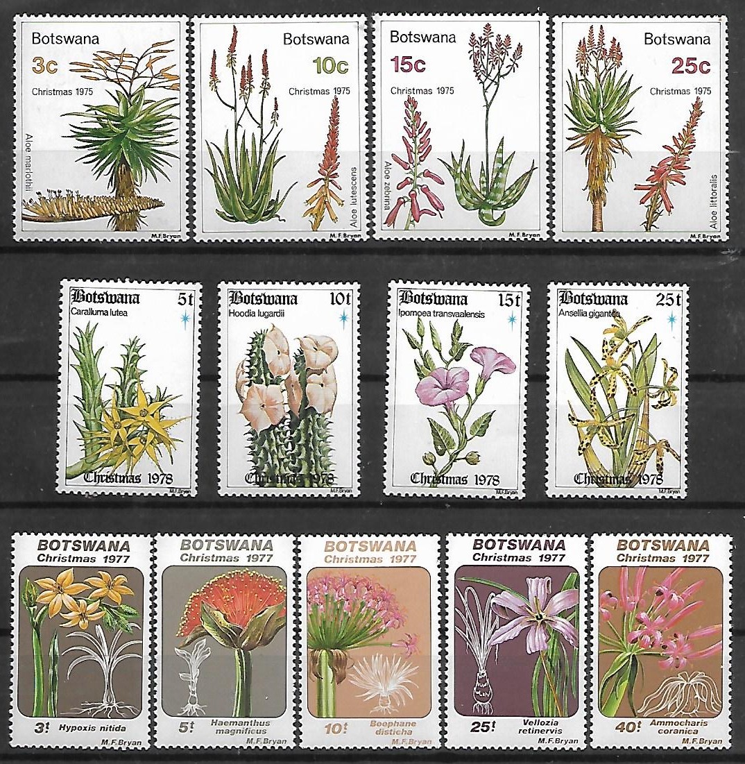 Botswana xx Z271 flora kwiaty MNH VF