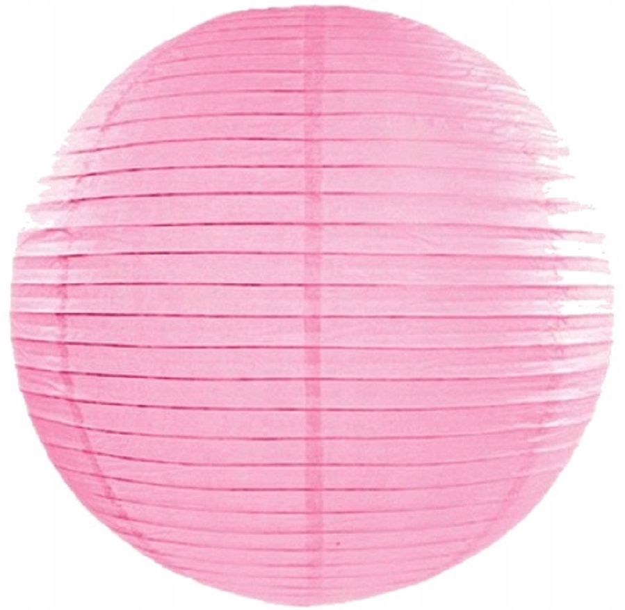 

Lampion Papierowy Kula Klosz 25CM Różowy Różne