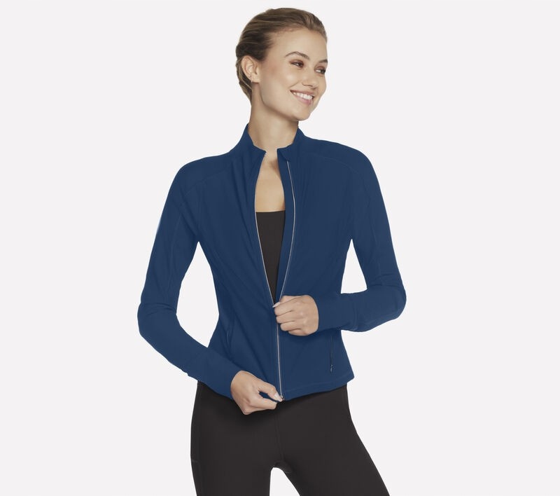 Dámská bunda Skechers Go Flex Rib v Mikina JA114 Tlnv