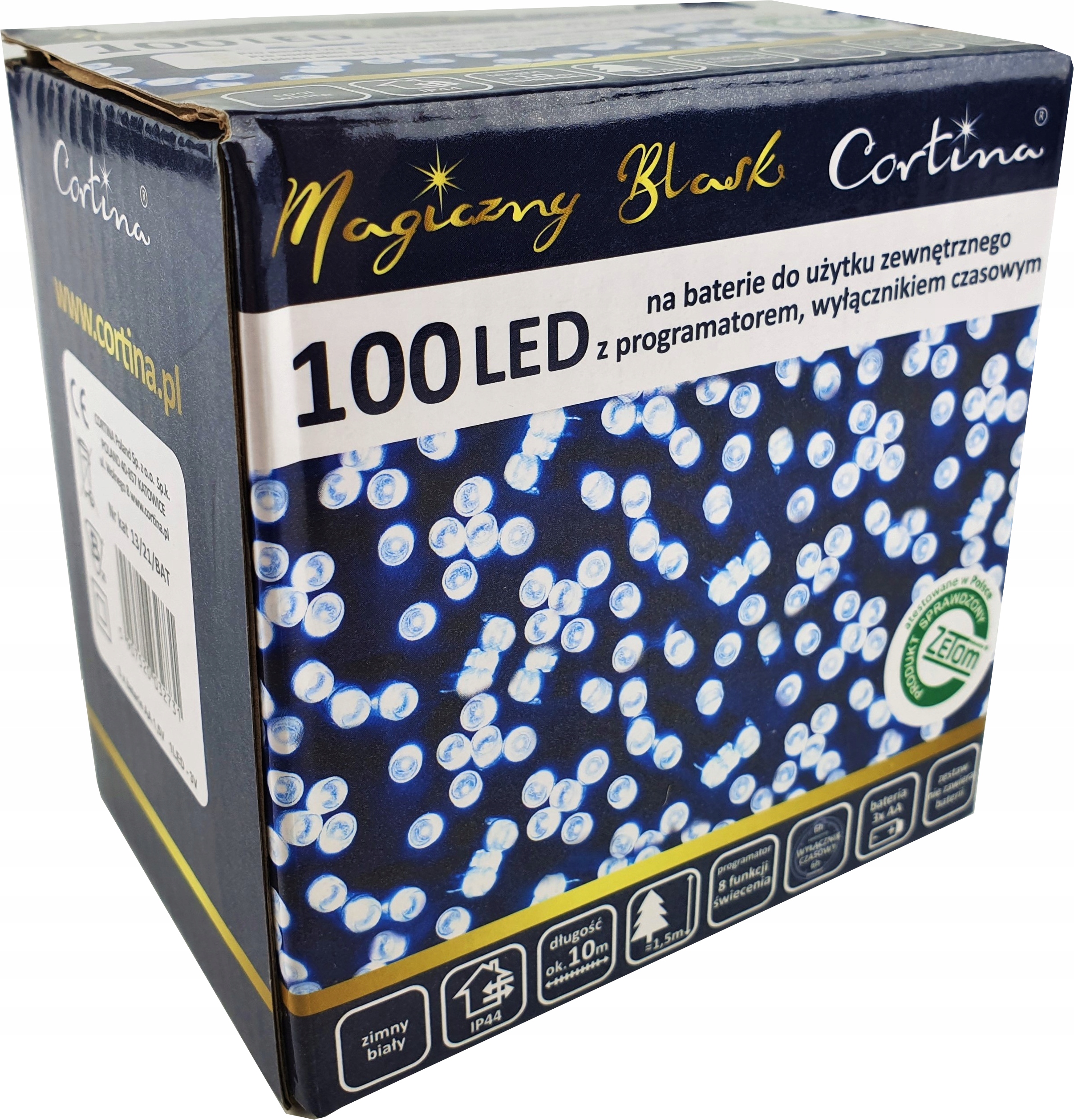 

Lampki Choinkowe Na Baterie 100 Led Funkcje Timer