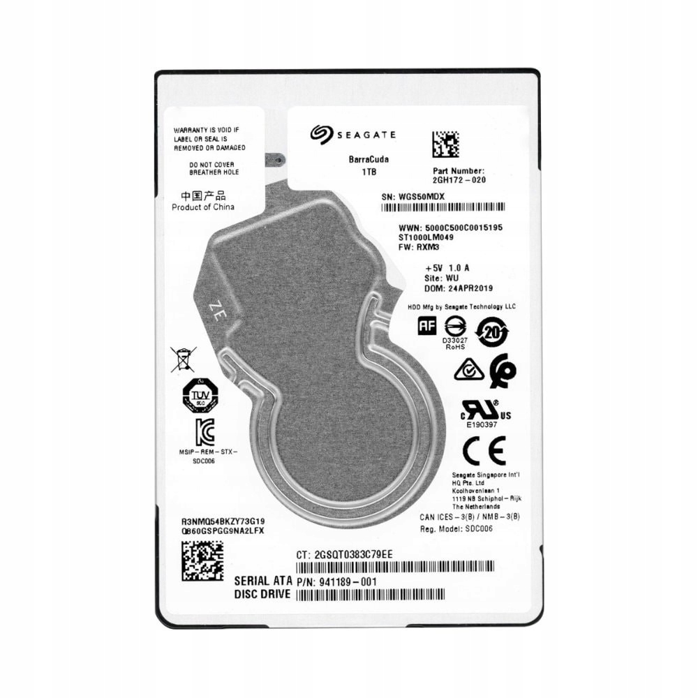 Pevný disk 1000 Gb 1 Tb Seagate ST1000LM049
