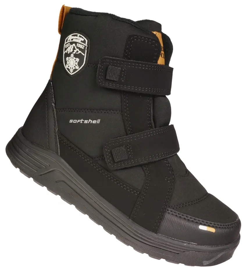 Dziecięce buty zimowe American Club CHL150/24BL czarne