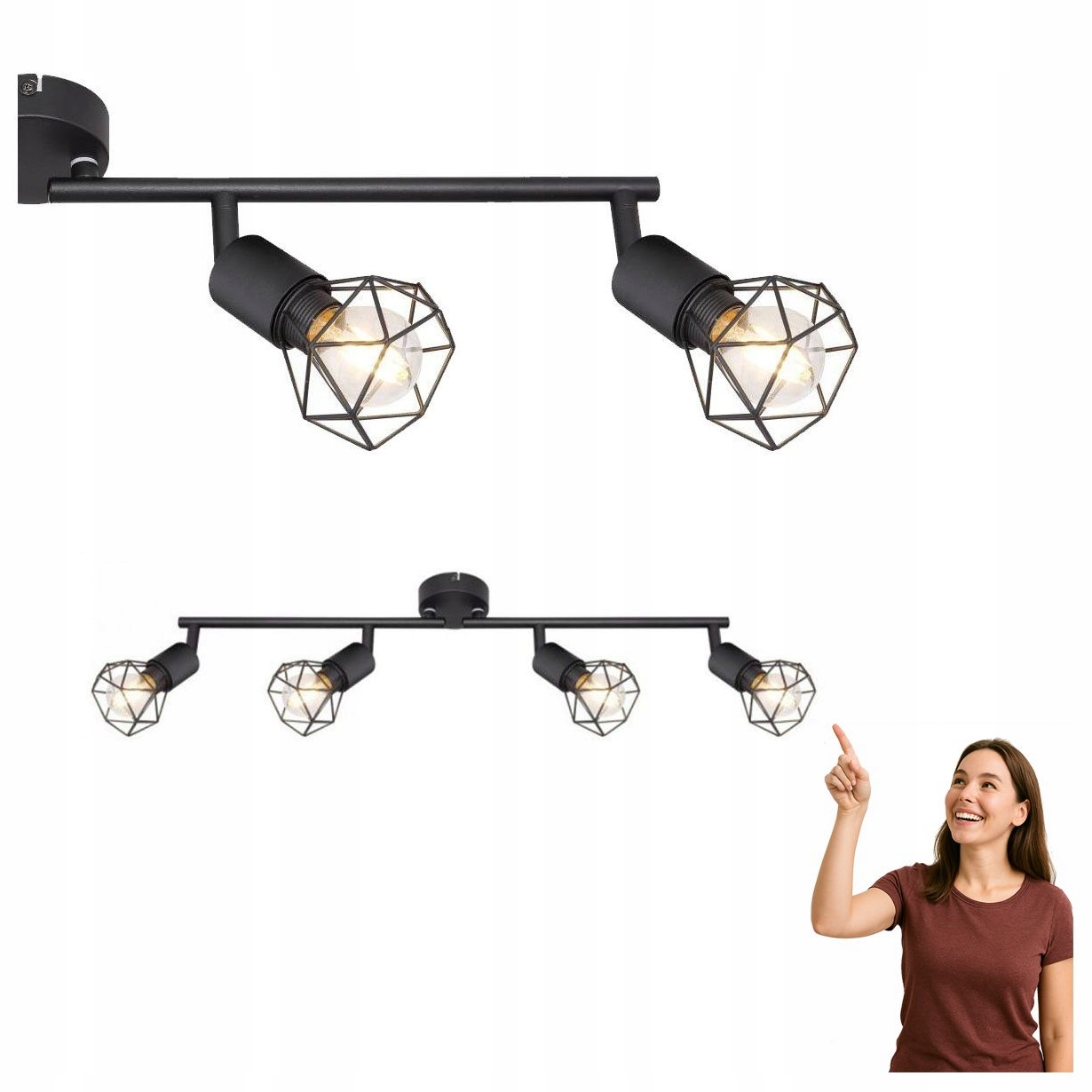 Spotová reflektorová lampa Xara I 54802S-4 Globo