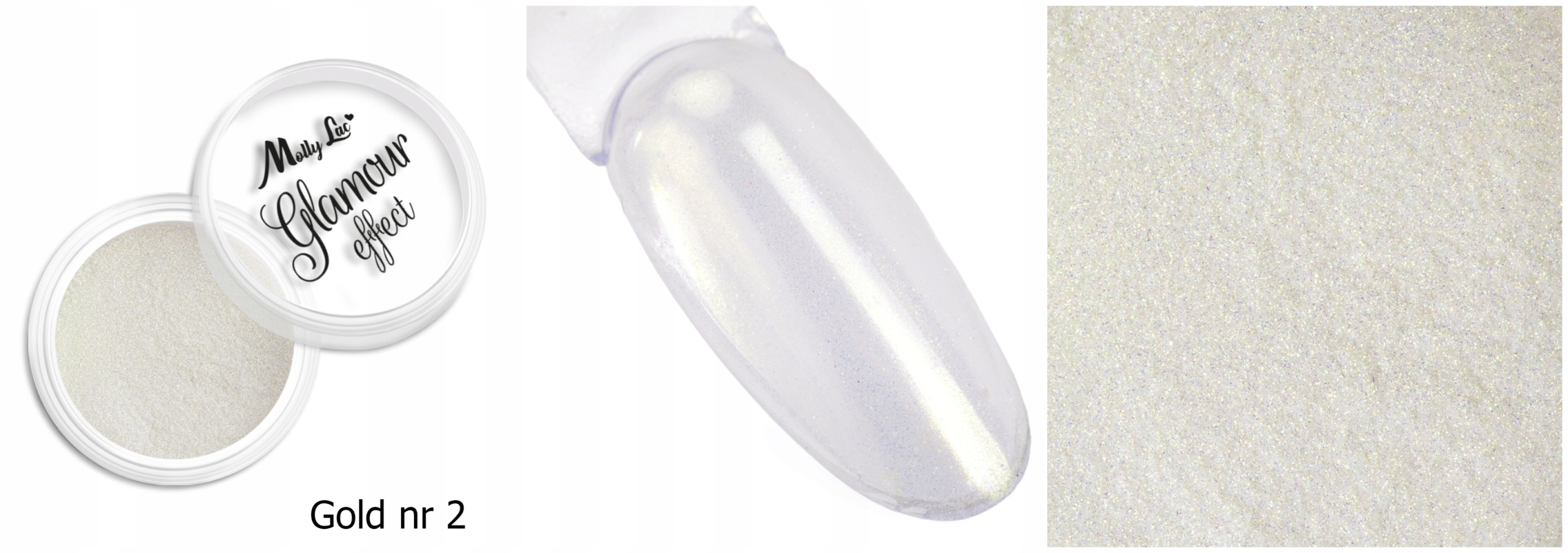 PYŁEK DO ZDOBIEŃ PERŁOWY MIRROR GLAMOUR EFEKT OPAL MOLLYLAC Marka Molly Lac