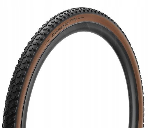 Opona Pirelli Cinturato Gravel Mixed Tlr beżowa, 28" zwijana, 40C