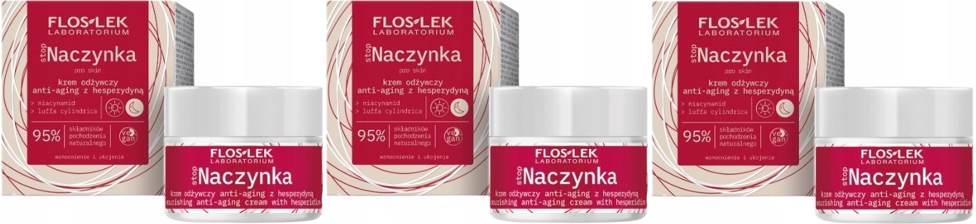3 x Floslek Anti-age výživný krém s hesperidinem 50 ml Periodický erytém