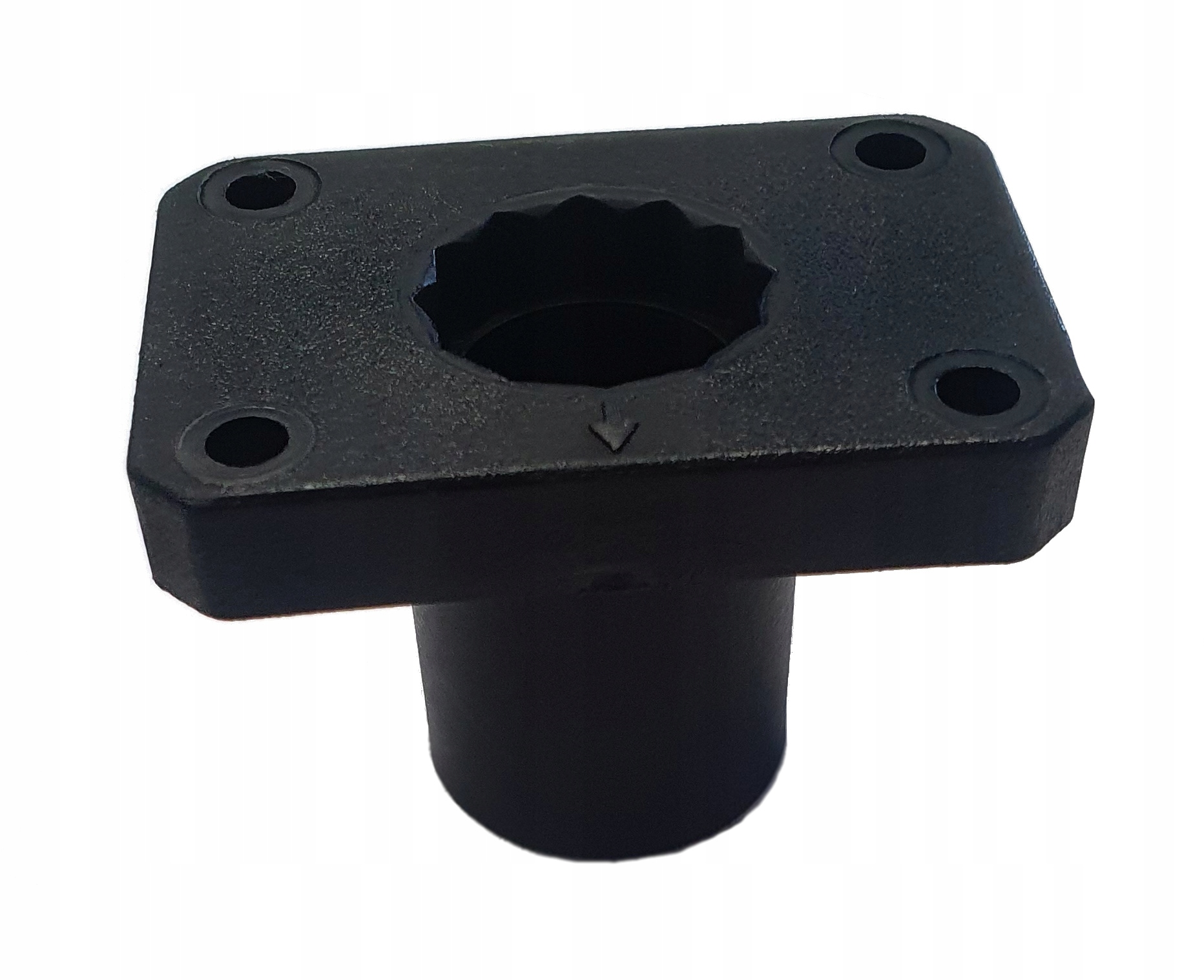 GNIAZDO DO WĘDKI TROLING CZARNE PCV