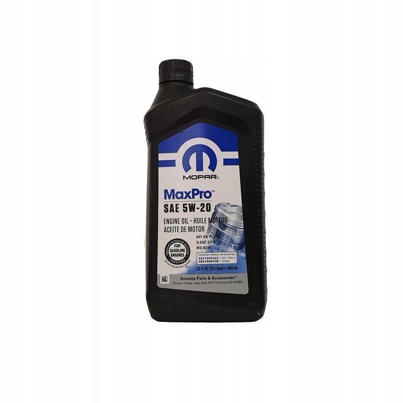 

Olej Mopar MaxPro 5W-20 0,946L