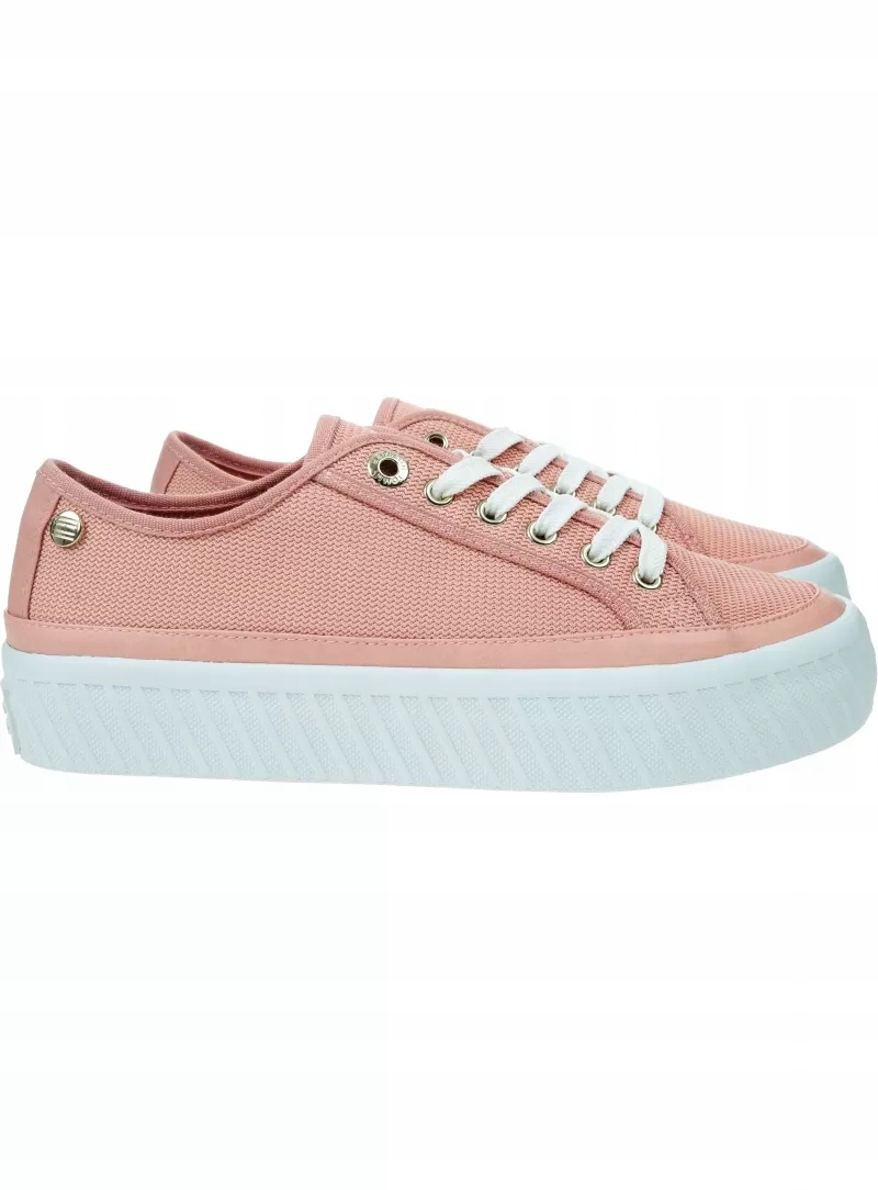 Tommy Hilfiger Tenisky na platformě s vulkanizovanou podrážkou FW0FW07156 Tqs 41