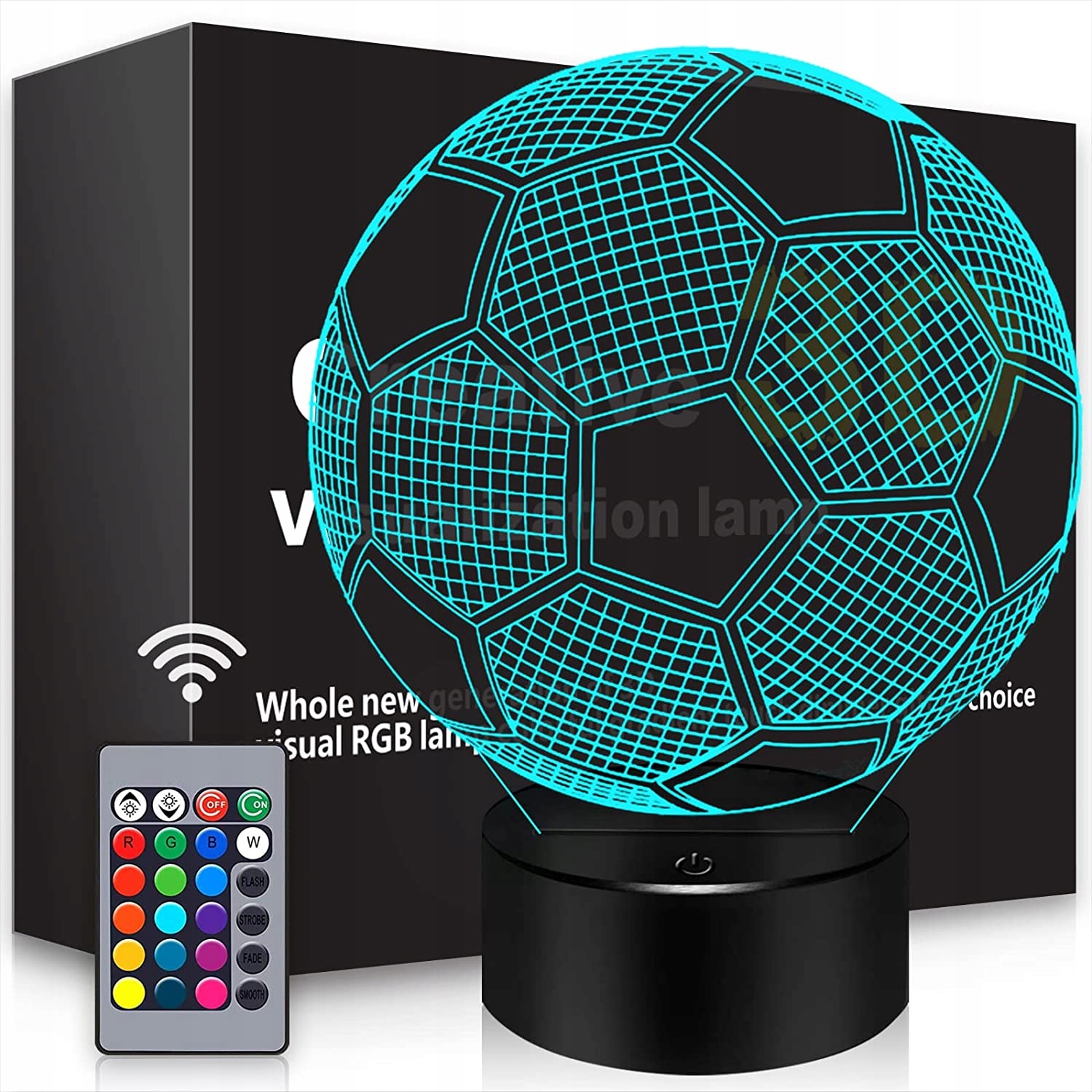 

Lampka Nocna Piłka Nożna 3D Led Pilot