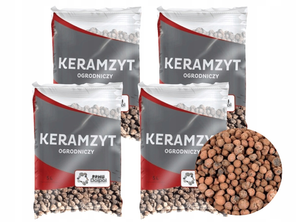 

Keramzyt ogrodniczy naturalne podłoże drenaż 20l