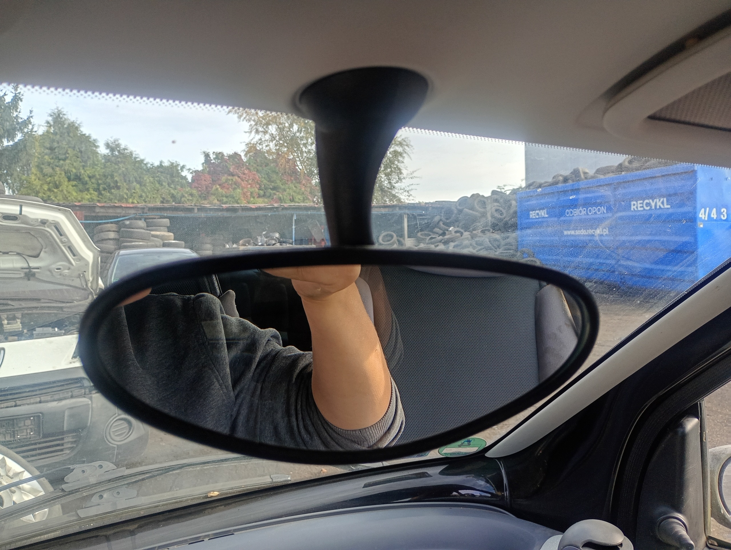 rear-view mirror inner Smart Fortwo 450 98-07