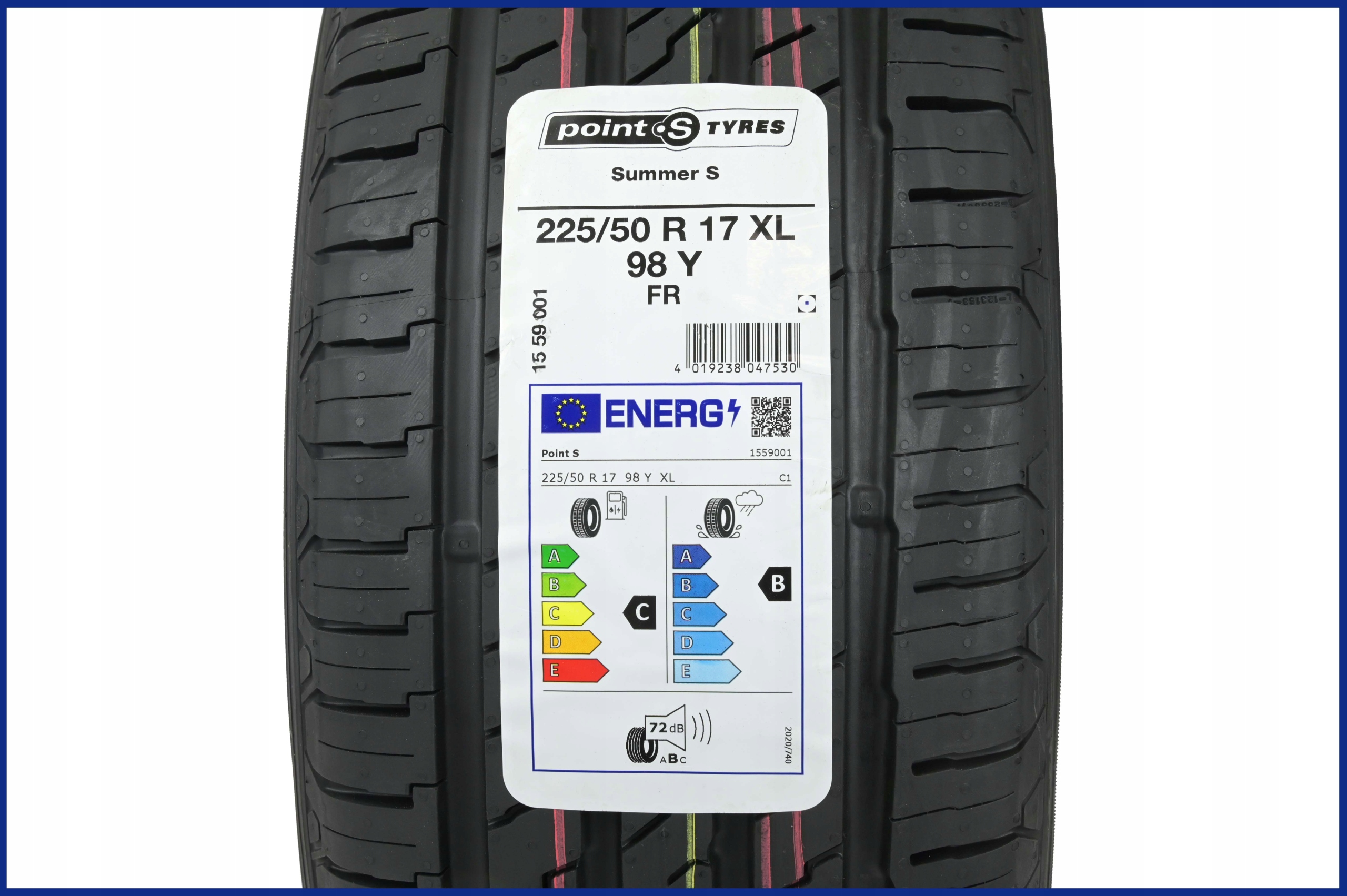 4 x 225 50R17 XL 98Y FR Summer S Point S LATO Mark Point S