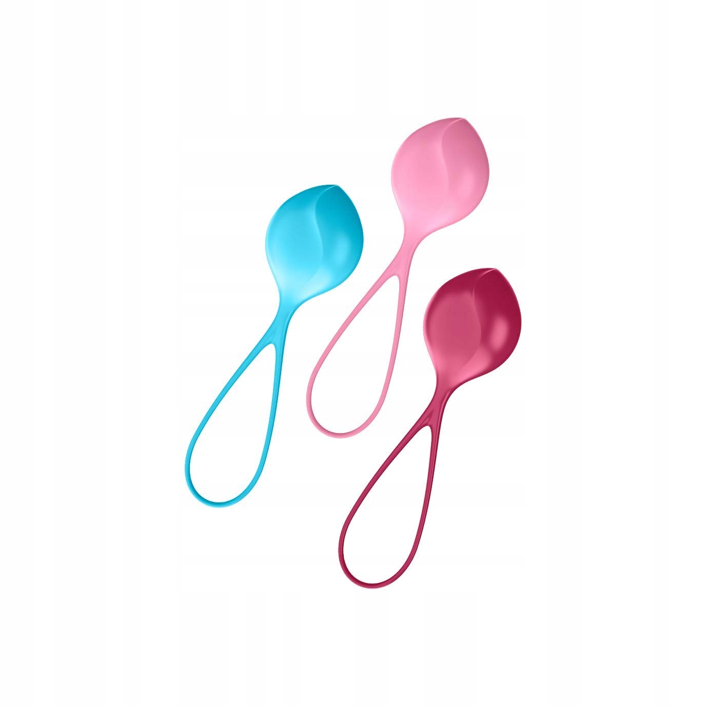 SATISFYER Kulki Gejszy Treningowe Zestaw 3 Kule Kegel Dla Kobiet Silikon — miniatura 5