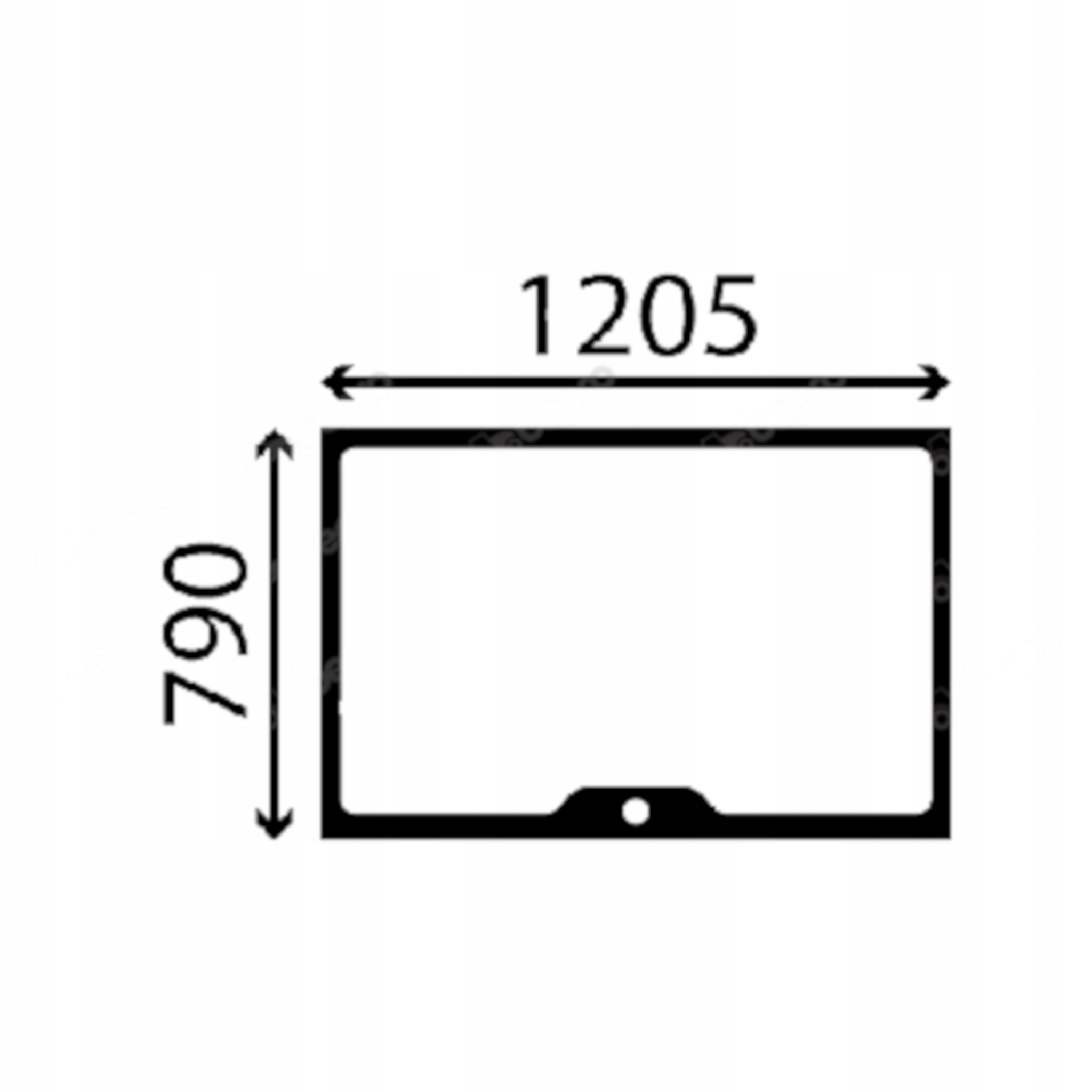 Volvo zadní sklo VOE11006478