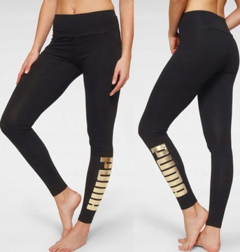 

Puma Damskie legginsy Metallic bawełniane S fitnes