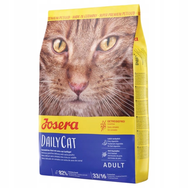 Levně Josera Adult DailyCat Suché krmivo pro kočky 10 kg Odpuzující Drůbež
