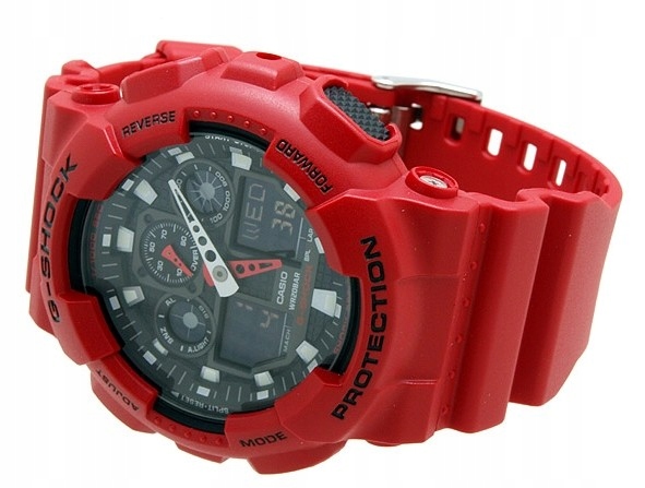 Originální Pánské Hodinky Casio G-shock GA-100B-4AER Sportovní WR200 Box