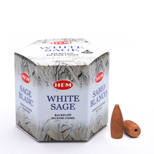 

Kadzidła Backflow White Sage Biała Szałwia 40szt