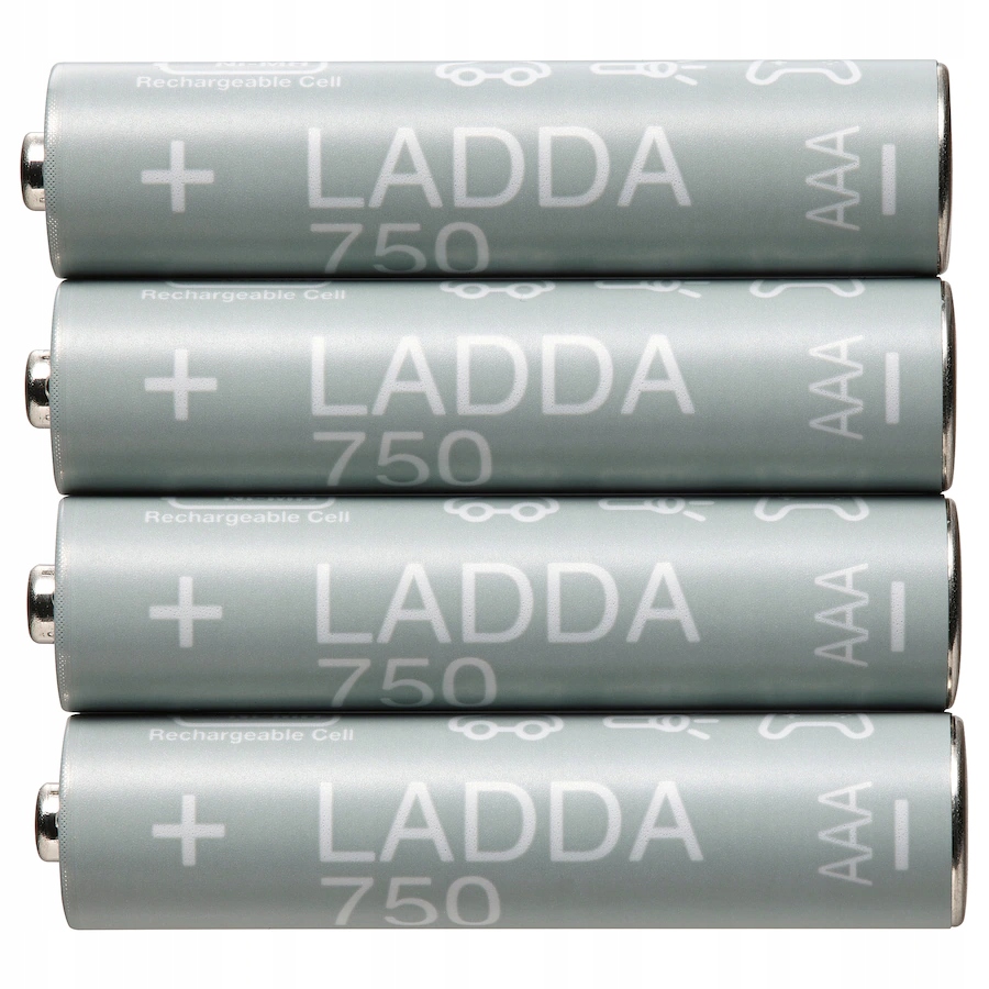 Ikea akumulatorek do ładowania Ladda HR03 Aaa 1.2V 750mAh 4szt