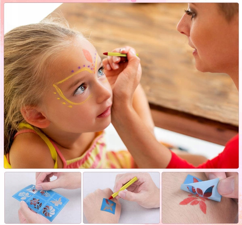 ZESTAW DO MAKIJAŻU DLA DZIECI KREDKI - 36 KOLORÓW Typ inne