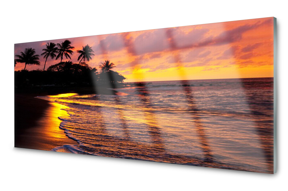 

Panel szklany do kuchni Morze 125x50