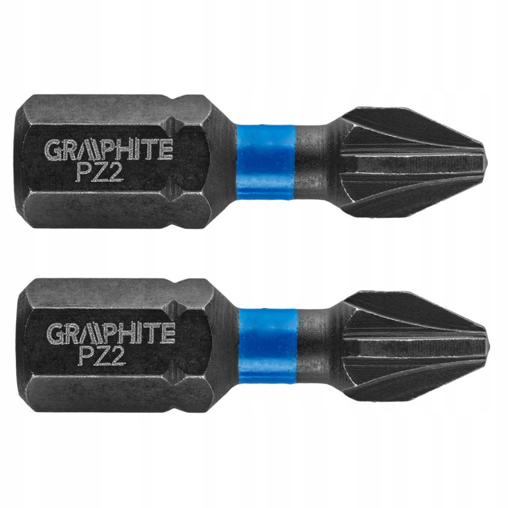

Graphite Bity Udar PZ2 25mm Końcówki Wkrętakowe 2