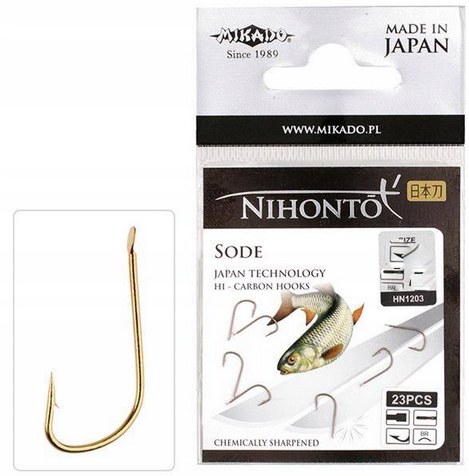 Haczyk Nihonto Sode nr 17 Br op.23 szt Mikado
