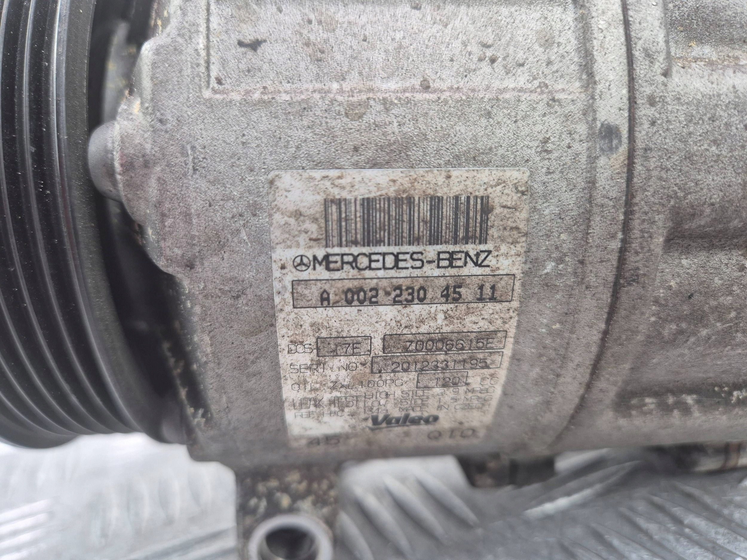 Mercedes E200 CGI W212 Klimakompressor klimaanlage A0022304511