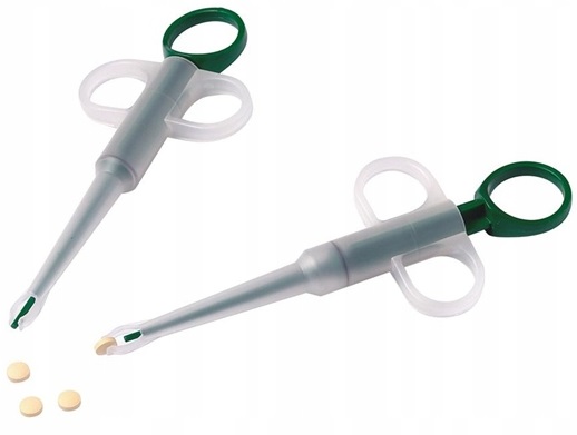 Aplikator do podawania tabletek dla kota psa sztywna końcówka Marka Kruuse