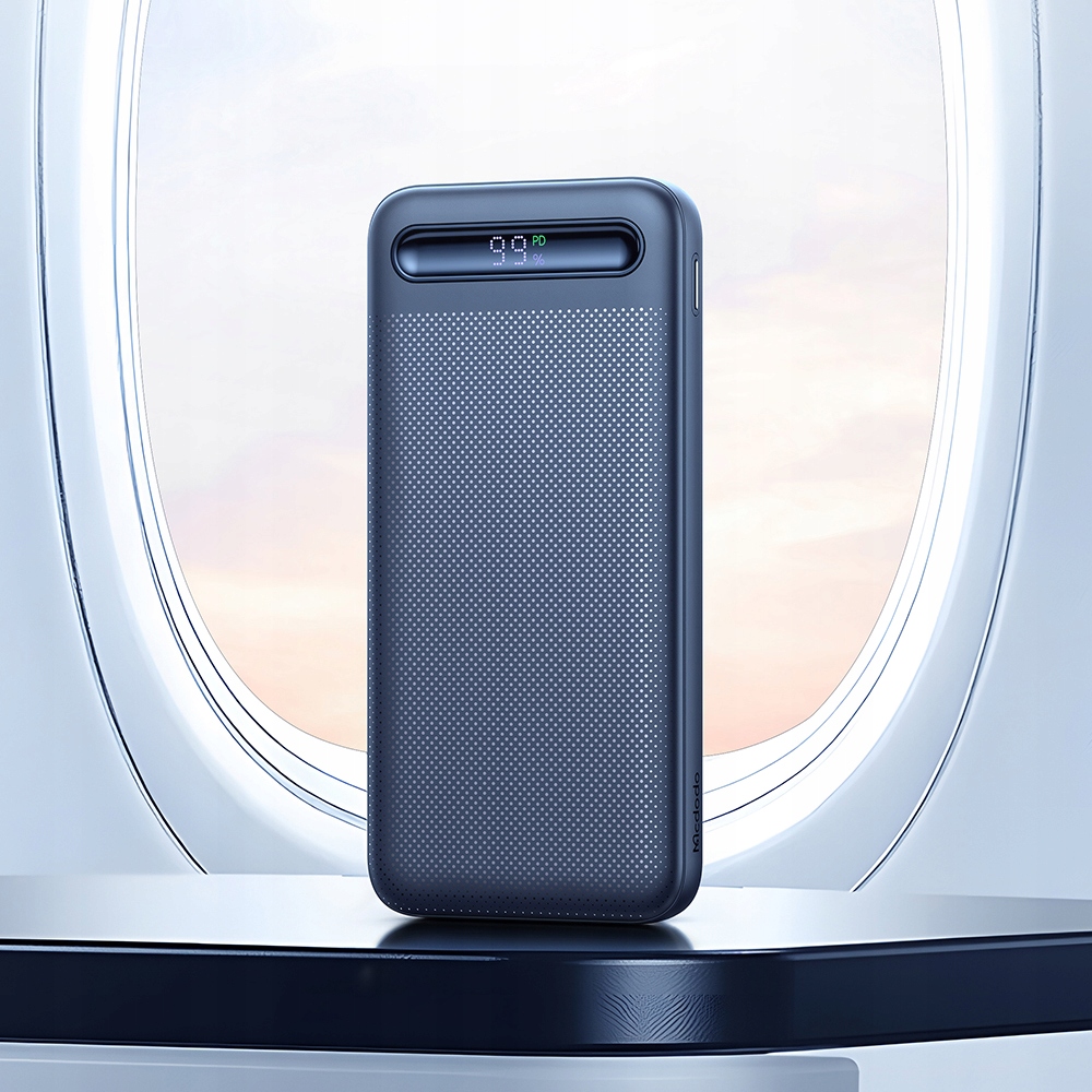 MCDODO POWERBANK 10000MAH Z WYŚWIETLACZEM 3X USB USB-C 22,5W + KABEL USB-C Napięcie nominalne 3.7 V