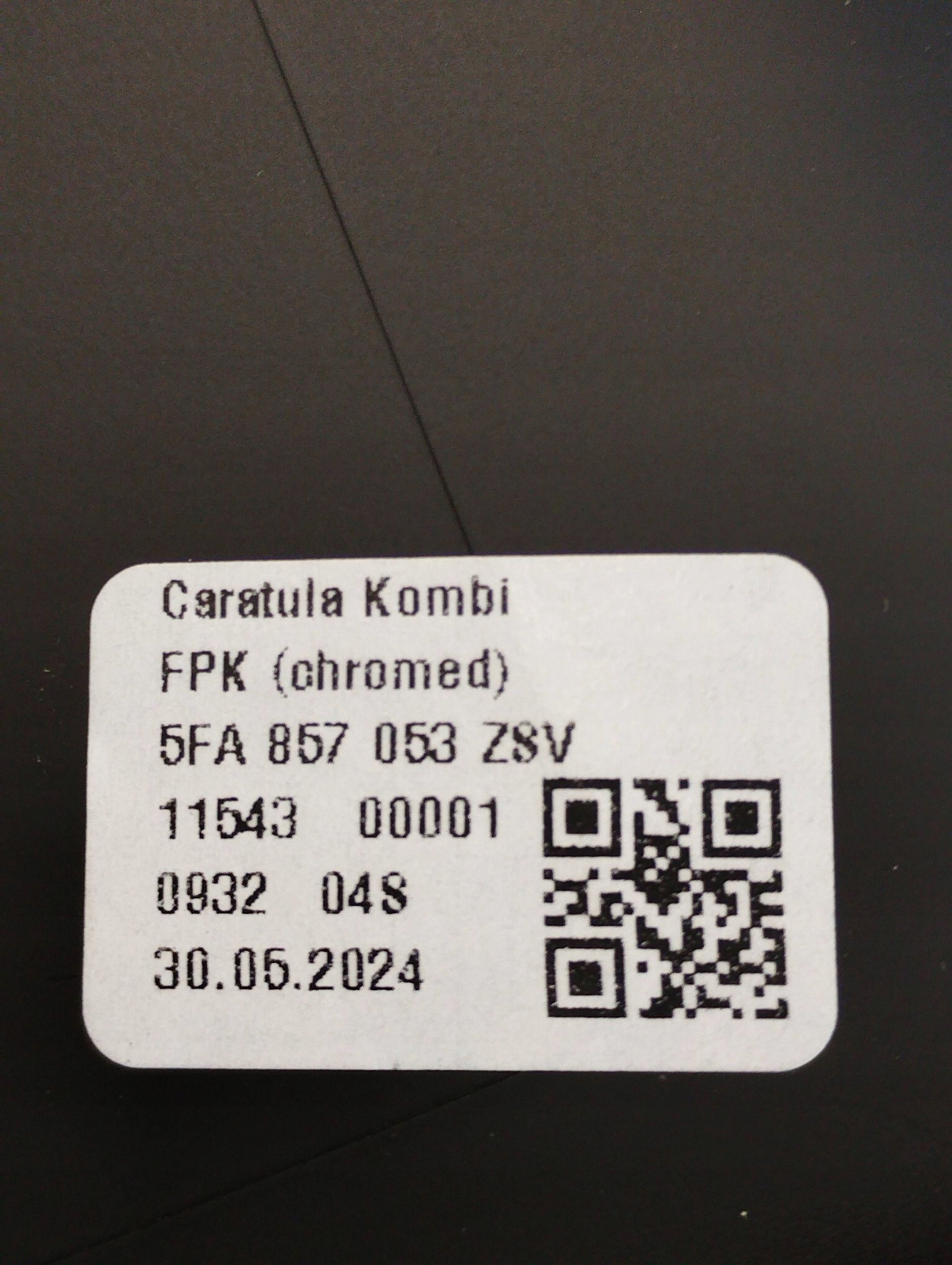 Seat Leon IV 2024 Obal budíka RÁM 5FA857053