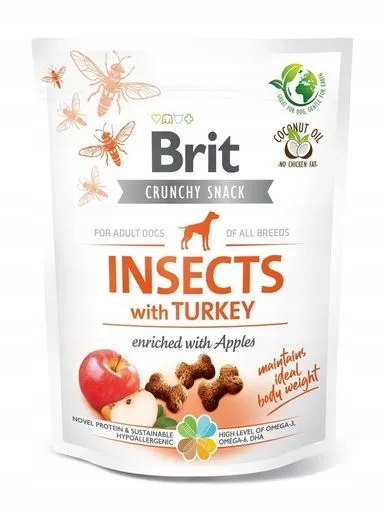 4x Brit Care Dog Crunchy Cracker Hmyz s krůtou 200g