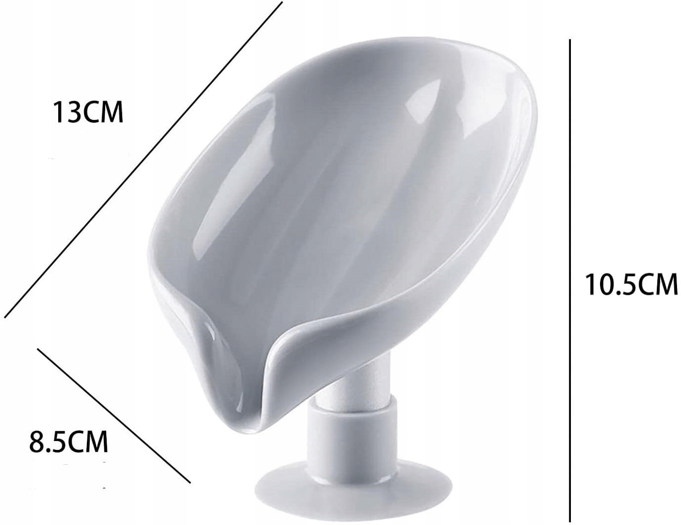 MYDELNICZKA Z ODPŁYWEM OCIEKACZ KWIAT LOTOSU POJEMNIK NA MYDŁO ŁAZIENKA Długość 13 mm