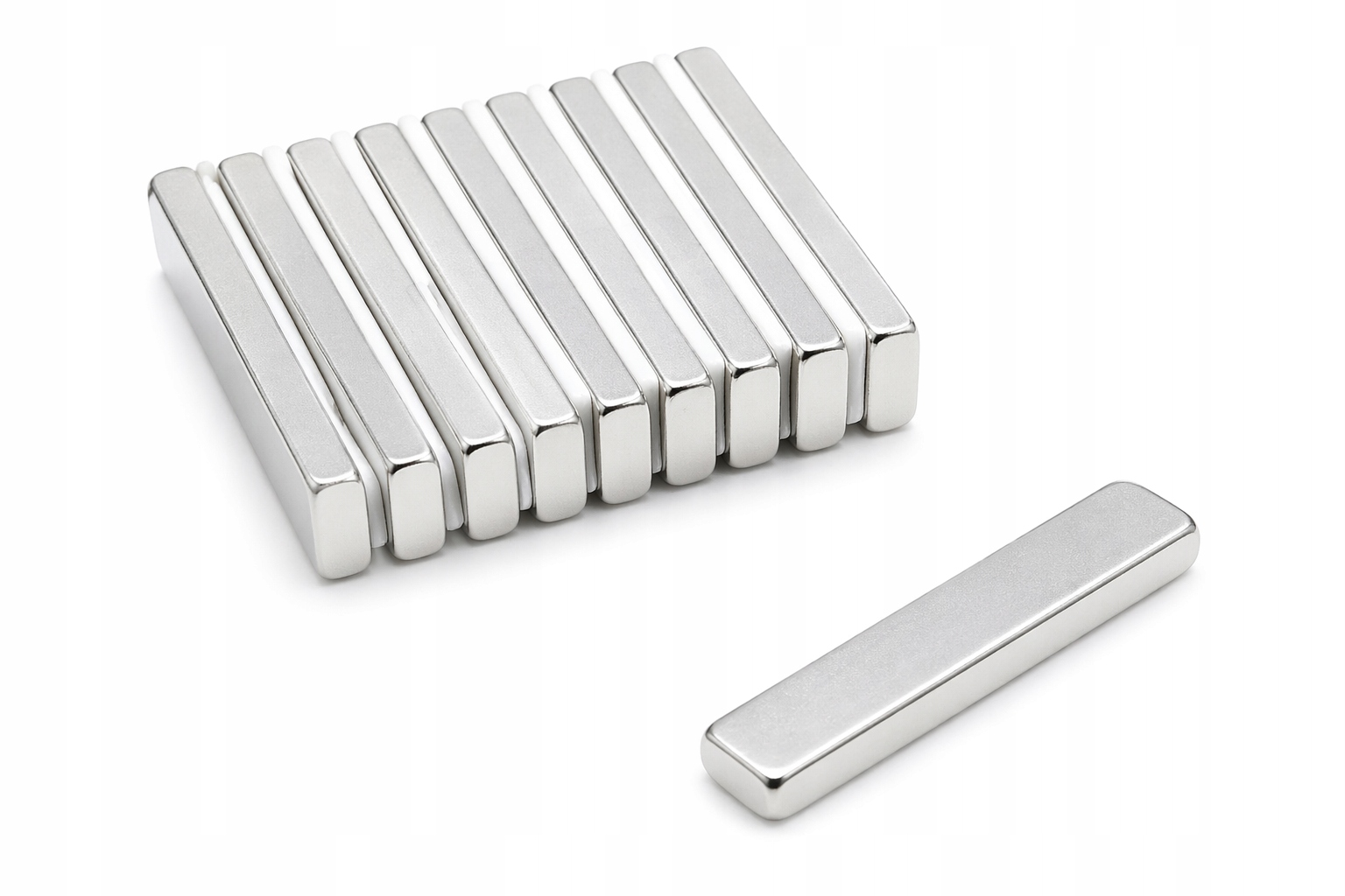 Magnet neodymový magnet 40x7x3 mm N38 silný magnet sada 50 kusů