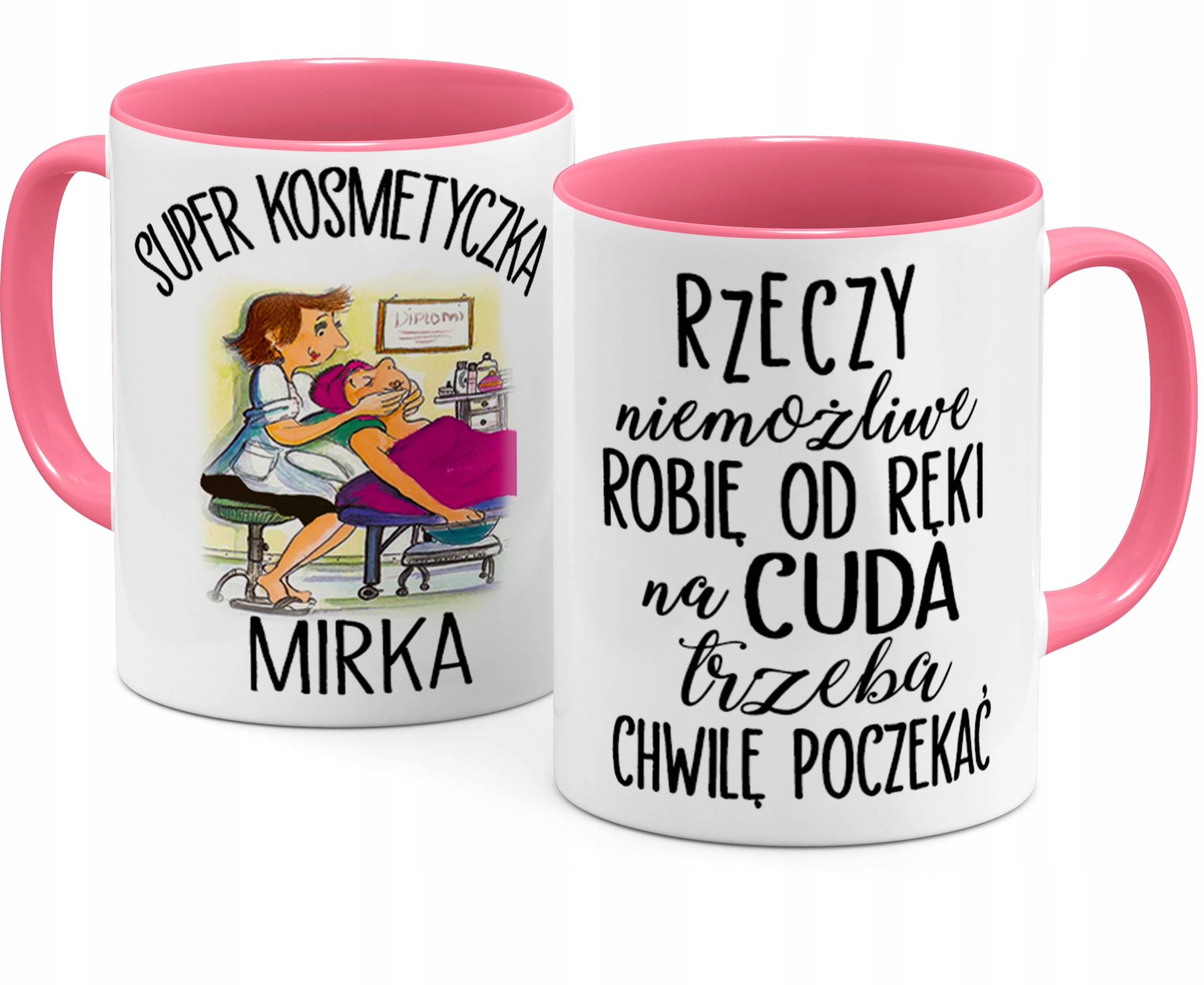

Kubek Z Imieniem Fryzjerki Kosmetyczki Krawcowej