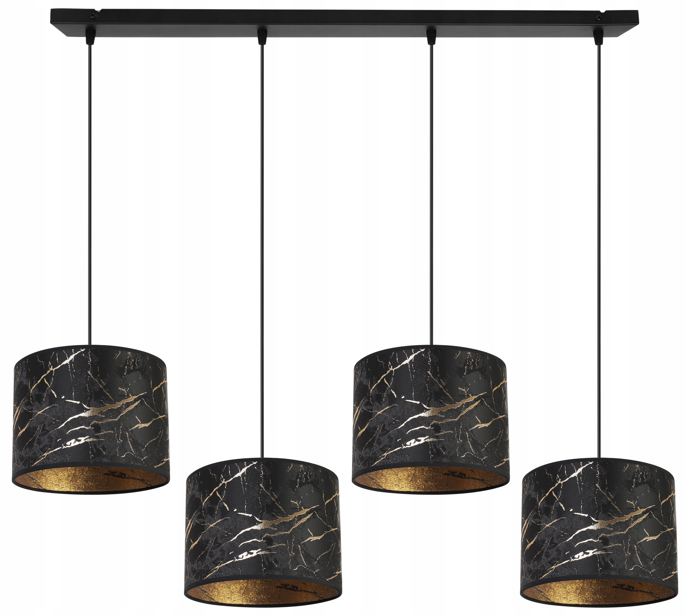 Závěsné Stropní Svítidlo Lustr Stínidlo Zlato Elegantní Glamour Moderní