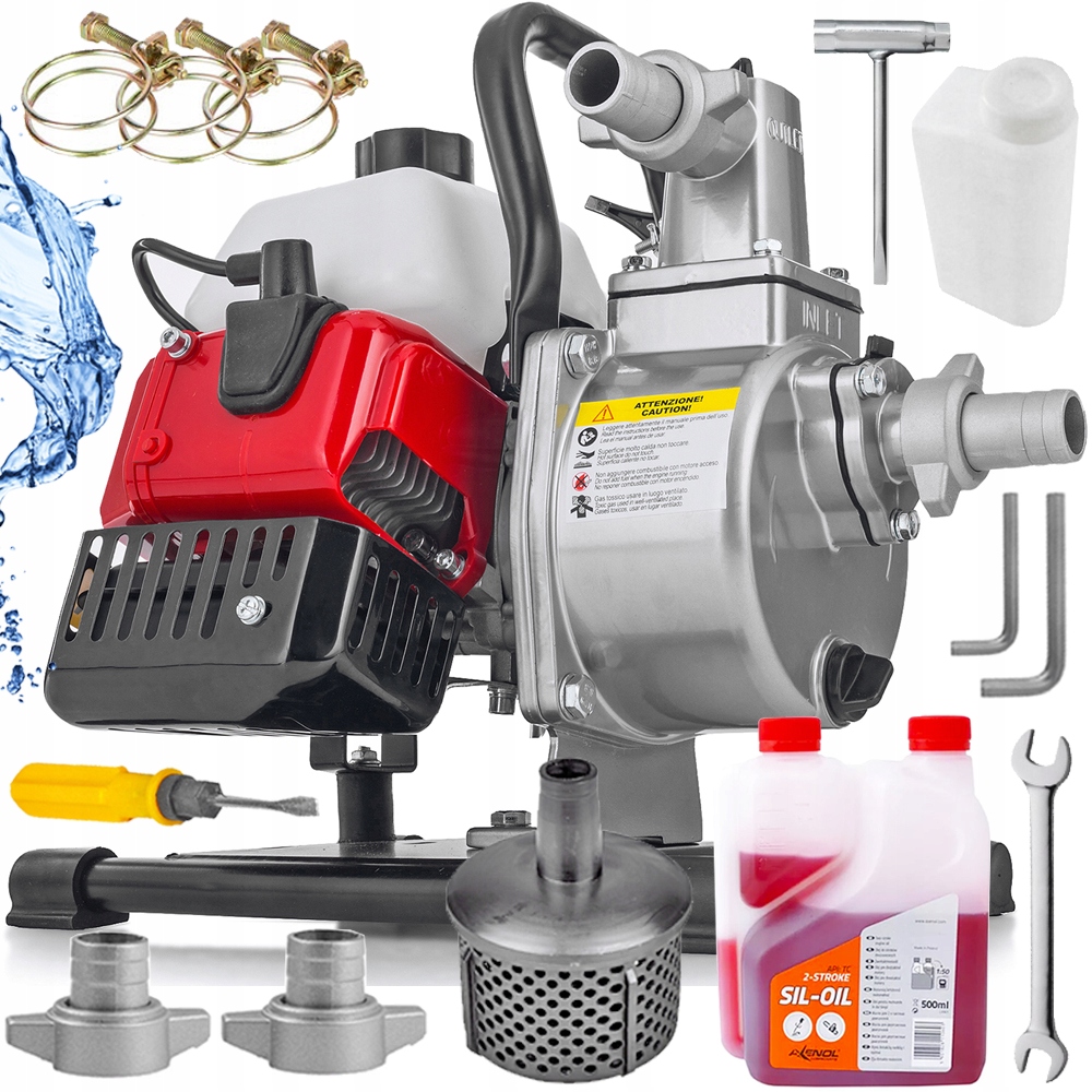 Benzínové čerpadlo na vodu motorové čerpadlo Pro Rýchle nasávanie 1 palec olej