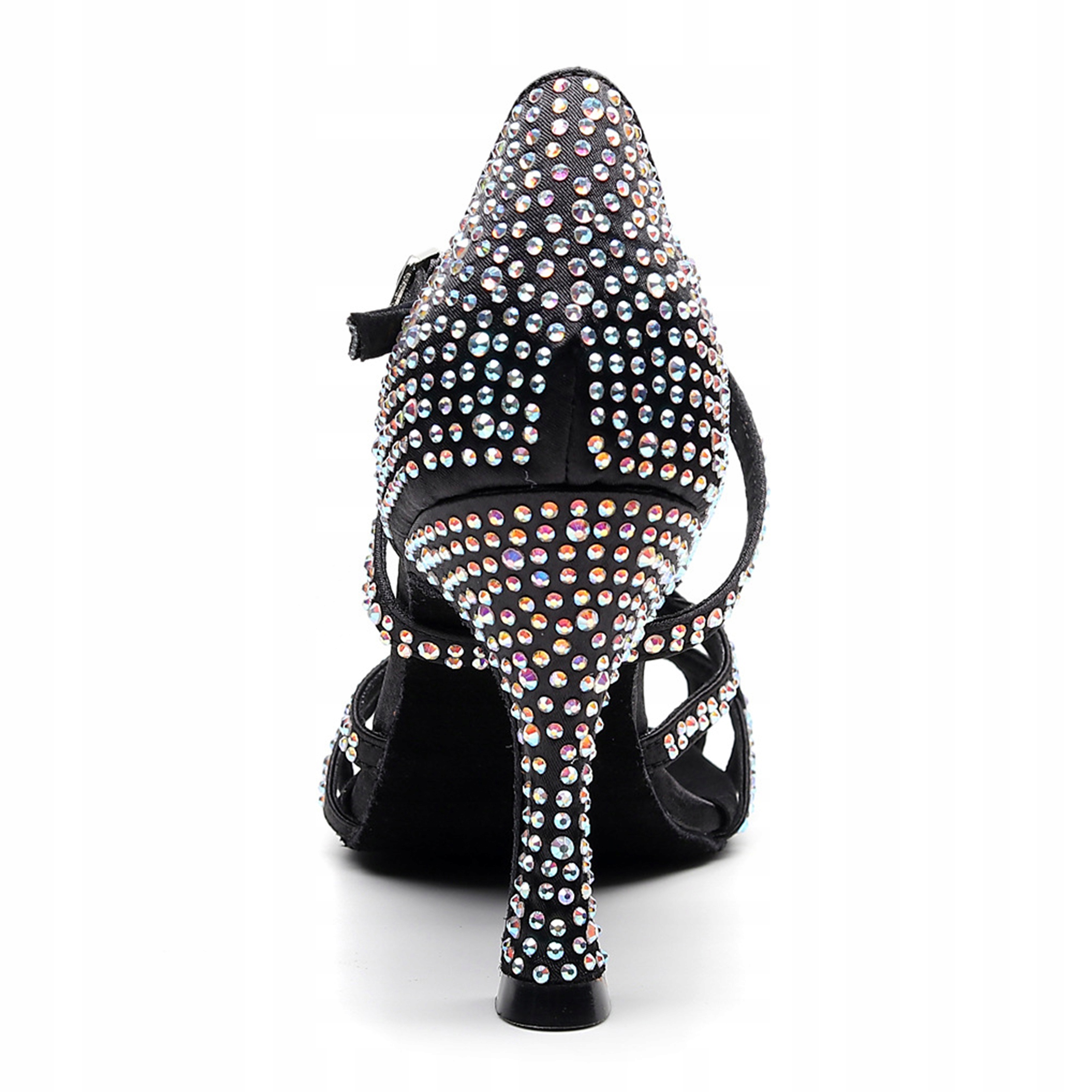 DAMSKIE BUTY TANIEC LATINO Z KRYSZTAŁKAMI 7,5CM 39 Płeć kobieta