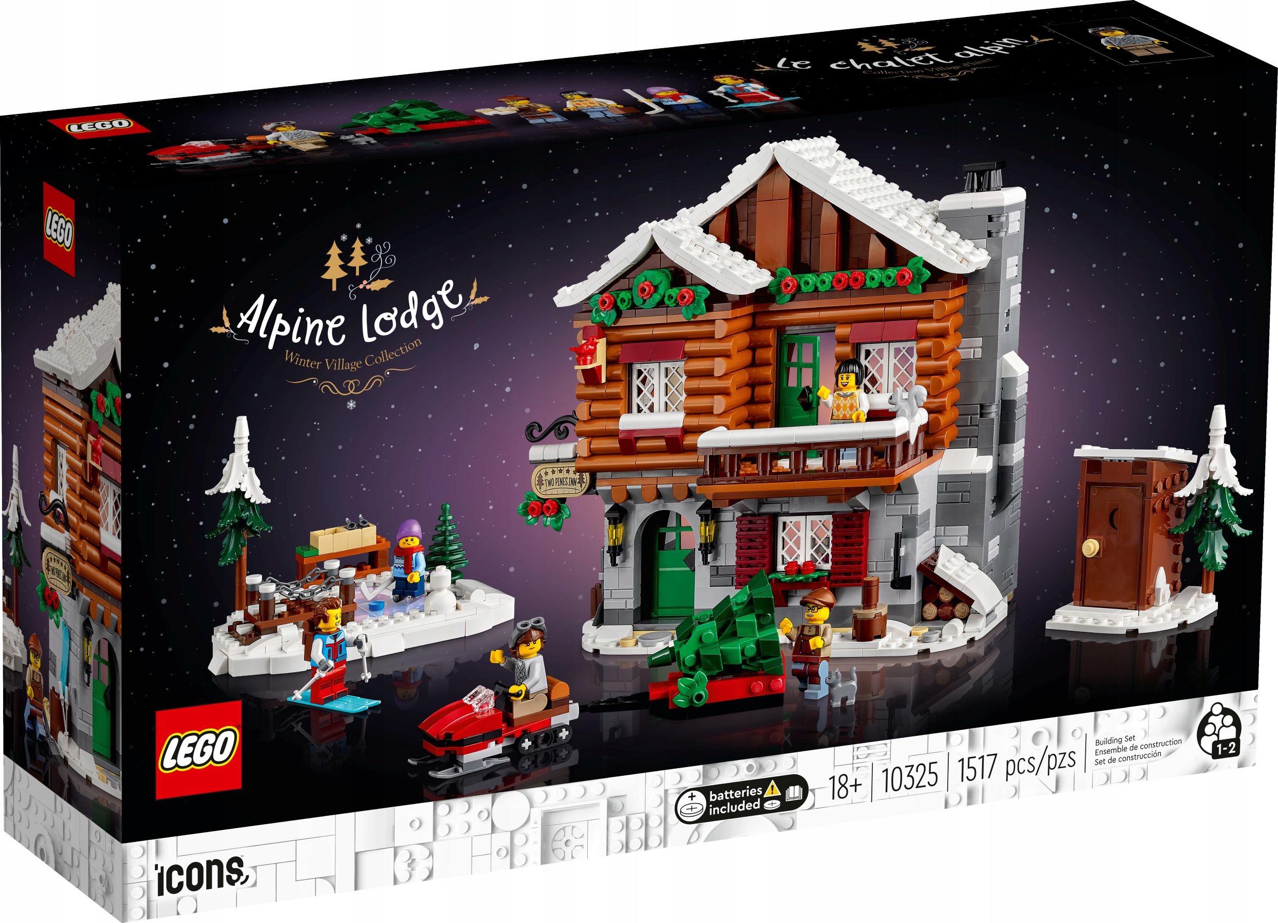 LEGO 10325 ICONS - Górska chata 1517 elementów ORYGINALNE Nowe Klocki