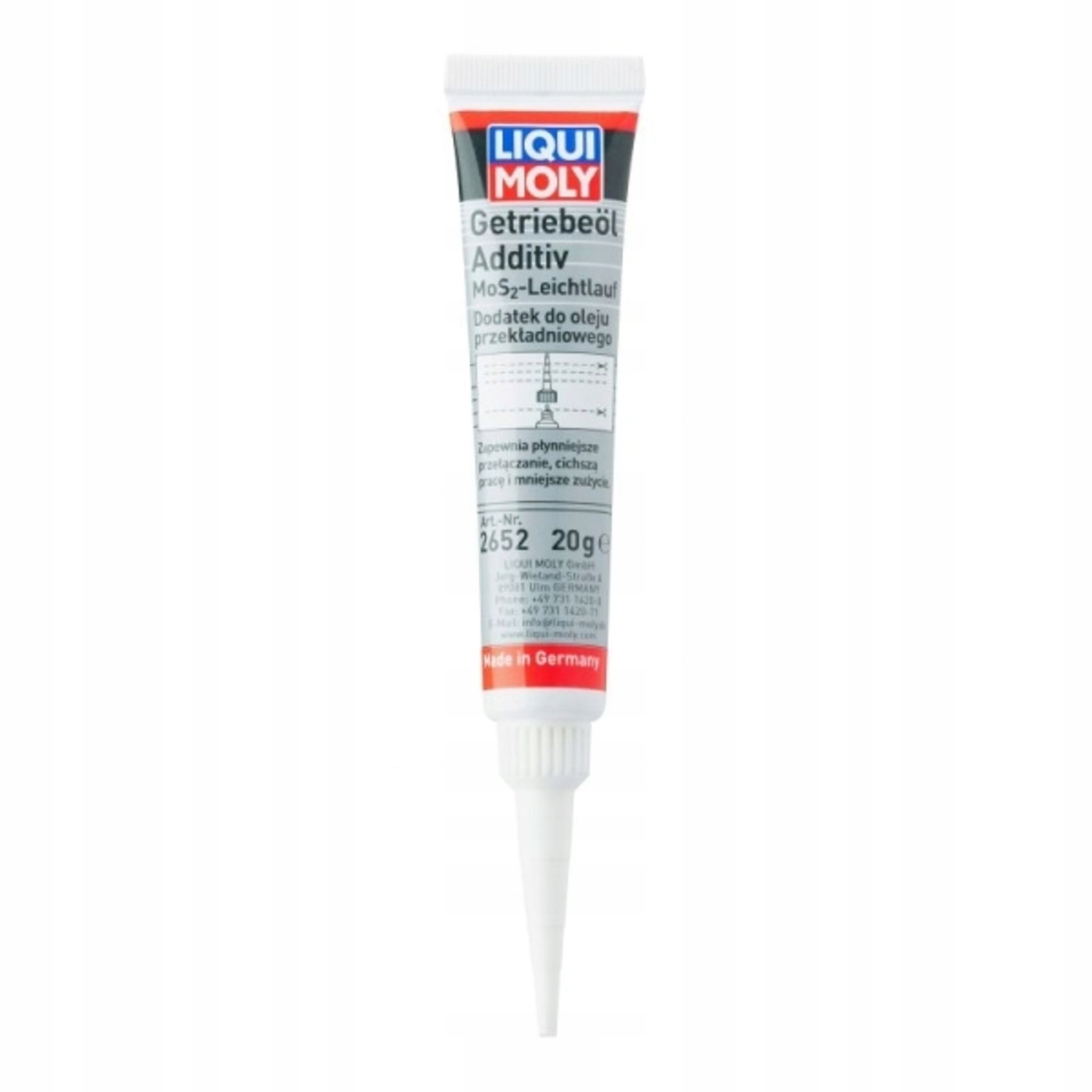 Środek Do Regeneracji Skrzyń Biegów Mtf Z MOS2 20G Mtf Liqui Moly LM2652