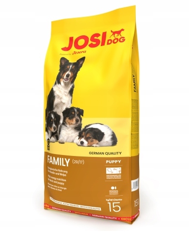Levně Josera JosiDog Family suché krmivo pro štěňata a kojící feny 15 kg